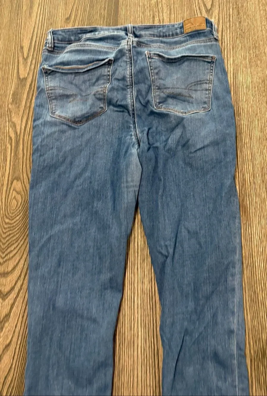 American Eagle Women's Next Level Stretch Super High-Rise Jegging Blue Size 8